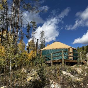 A yurt in the Uinta Mountains