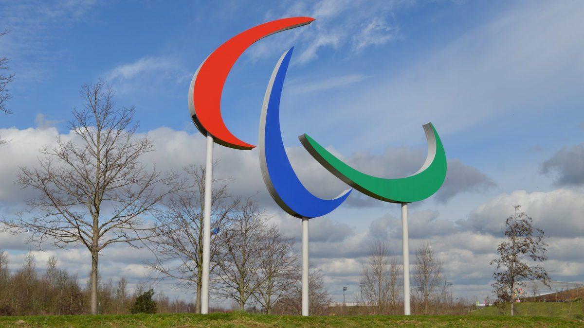 Paralympic symbol the three parts of which represent; mind, body and spirit.